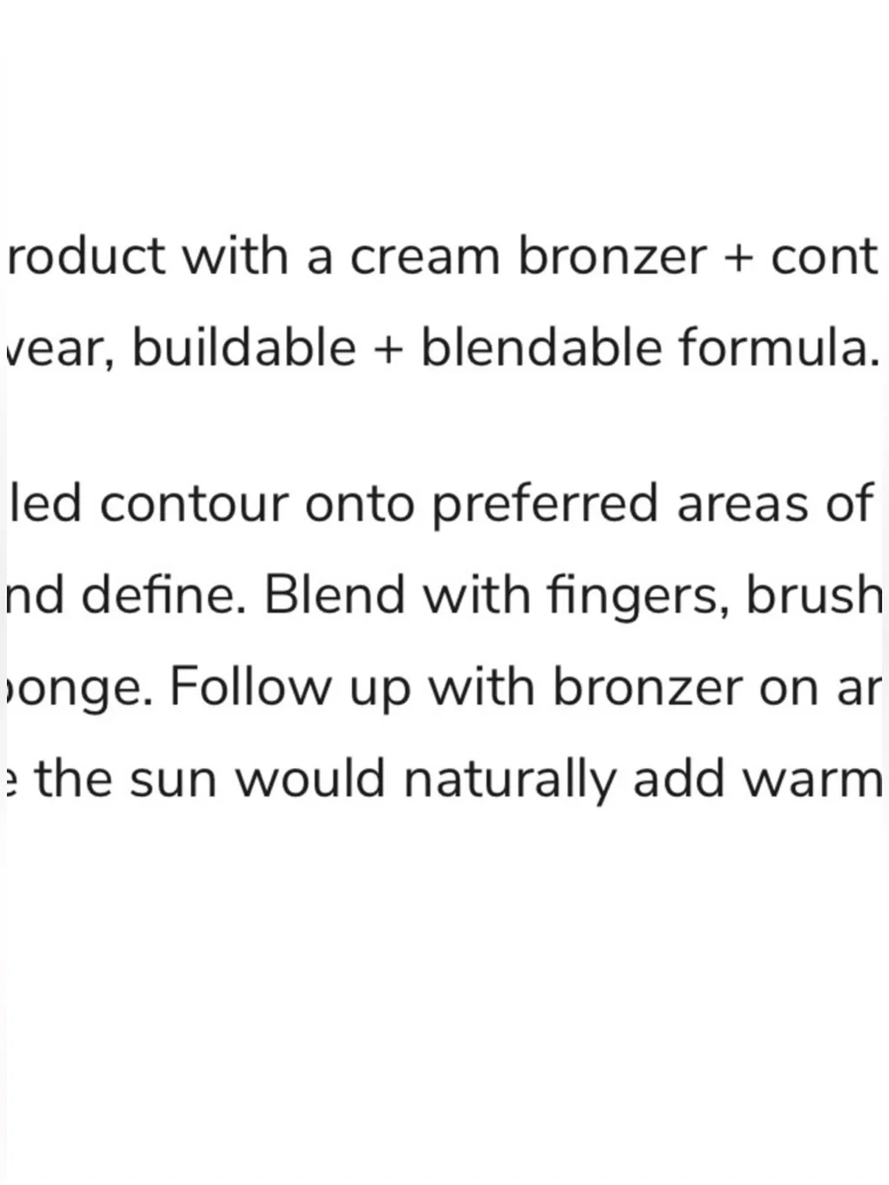 Pear Nova Dual-Ended Bronzer & Contour Stick In Light .